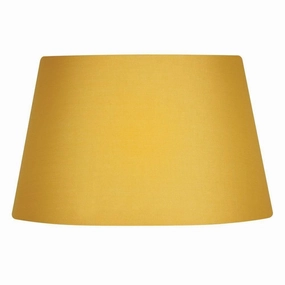 Oaks Lighting 8" Cotton Drum Mustard Lamp Shade decorative indoor light