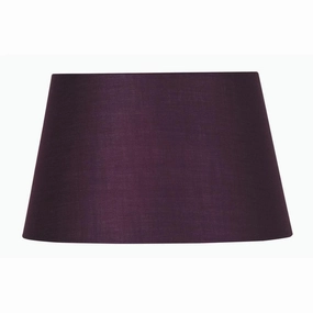 Oaks Lighting 8" Cotton Drum Plum Lamp Shade decorative indoor light