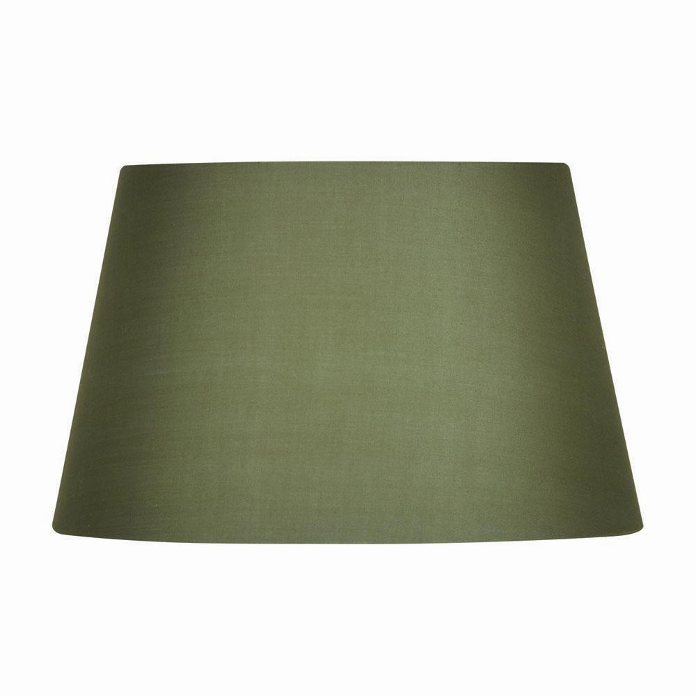 Oaks Lighting 8" Cotton Drum Sage Green Lamp Shade decorative indoor light