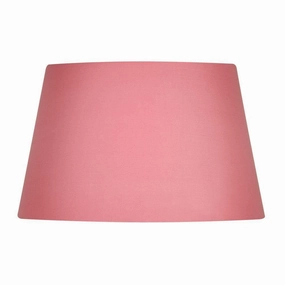 Oaks Lighting 8" Cotton Drum Salmon Lamp Shade decorative indoor light