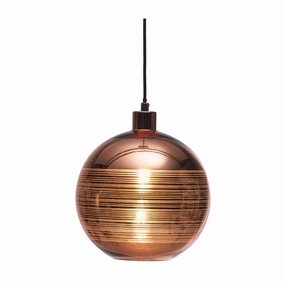 Oaks Lighting Lia Copper Plated Ceiling Pendant white ceiling lamp