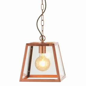 Oaks Lighting Riga I Light Copper Ceiling Pendant white ceiling lamp