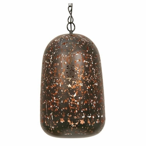Oaks Mapusa Large Copper Ceiling Light soft glow ceiling light