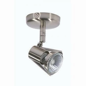 Oaks Romore Antique Chrome Finish Single Spotlight white ceiling lamp
