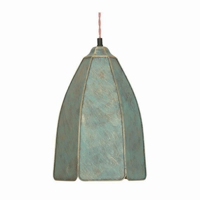 Oaks Sedna Green/Gold Ceiling Light Damaged Box white ceiling lamp
