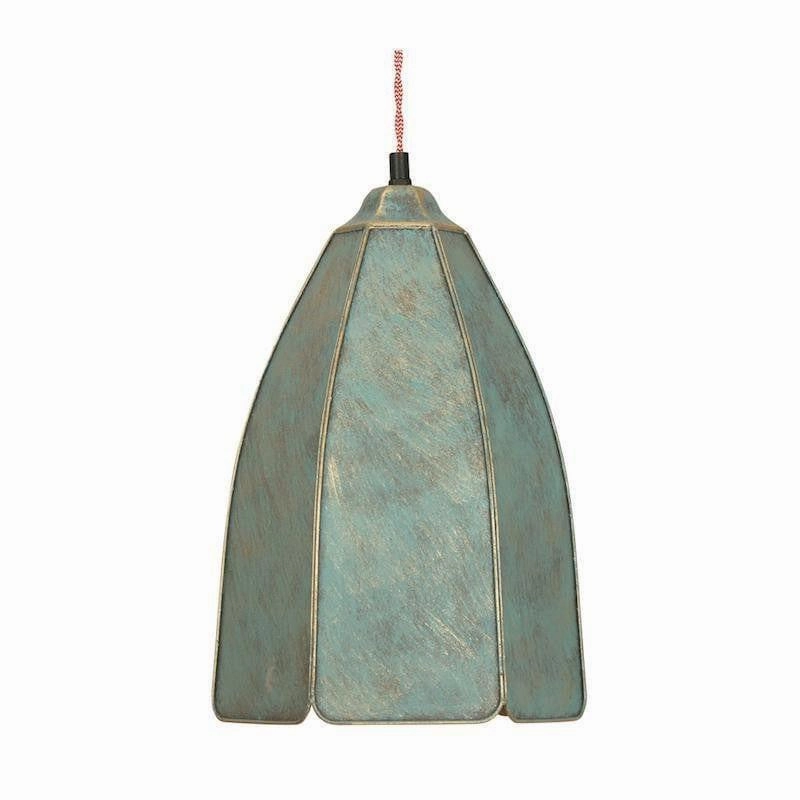 Oaks Sedna Green/Gold Ceiling Light Damaged Box white ceiling lamp