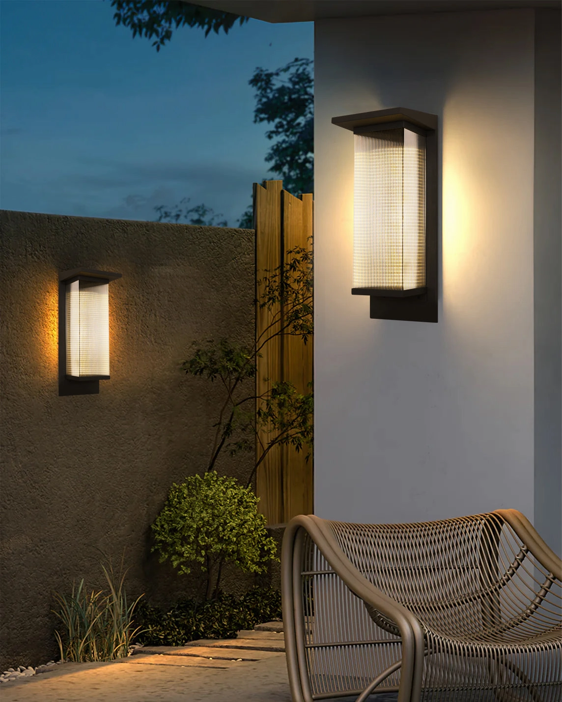 Oleron Box Outdoor Wall Lamp