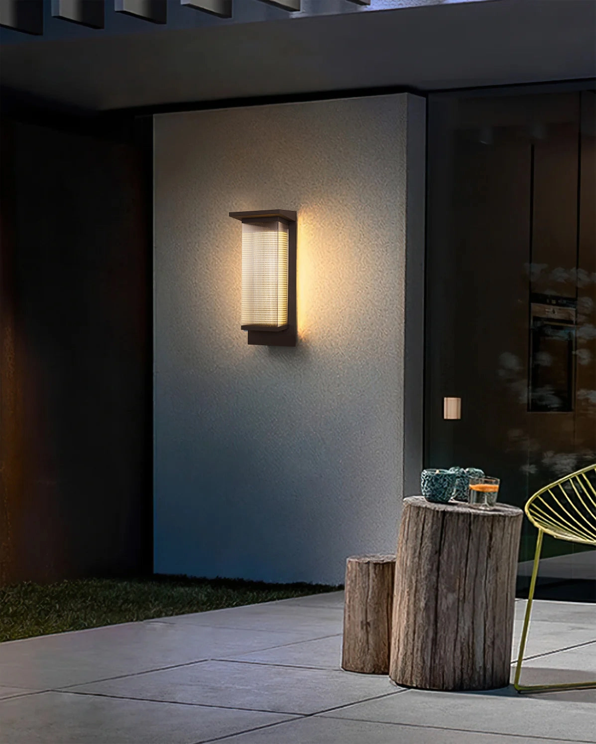 Oleron Box Outdoor Wall Lamp