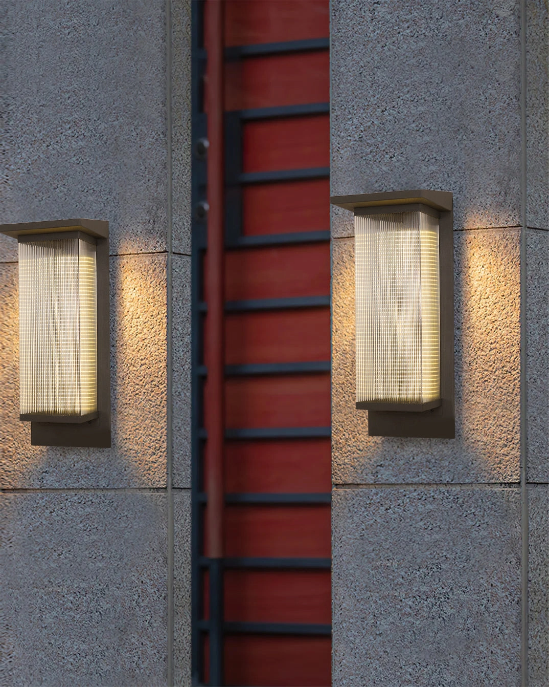 Oleron Box Outdoor Wall Lamp