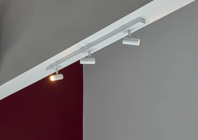 Omari 3-Spot Spotlight Hvid - Nordlux tall arc lamp for living room