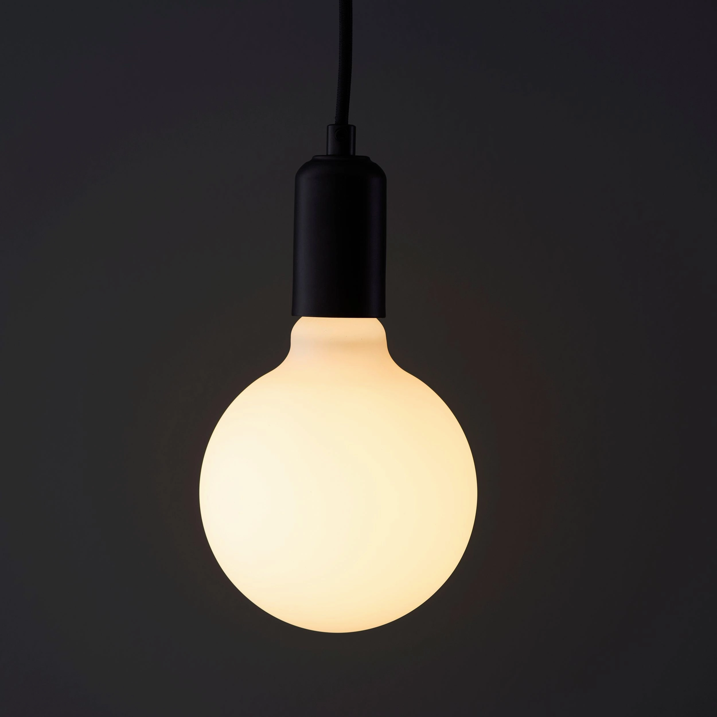 Opaline E27 Opal Glass 12w LED Dimmable Light Bulb - 125mm