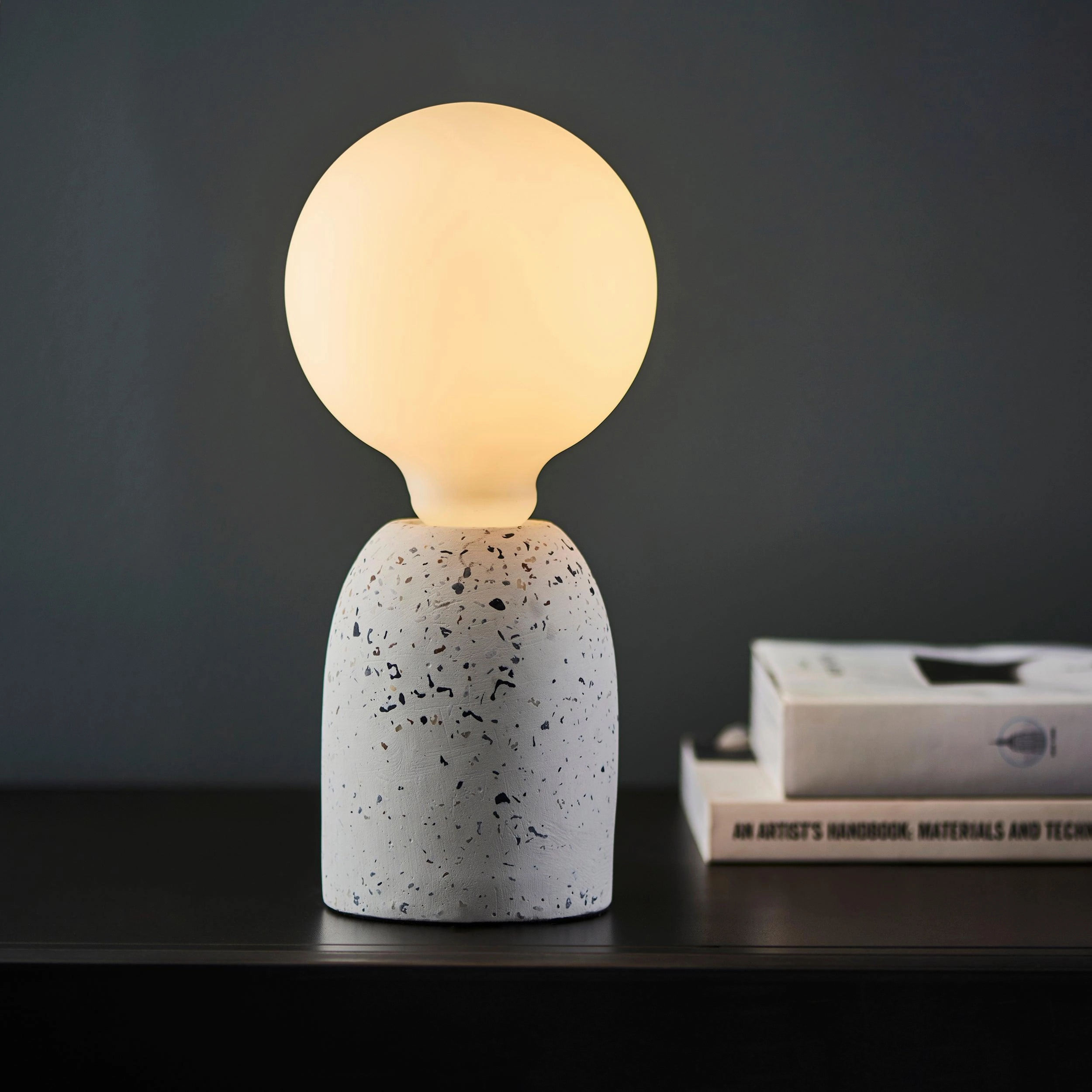 Opaline E27 Opal Glass 12w LED Dimmable Light Bulb - 125mm