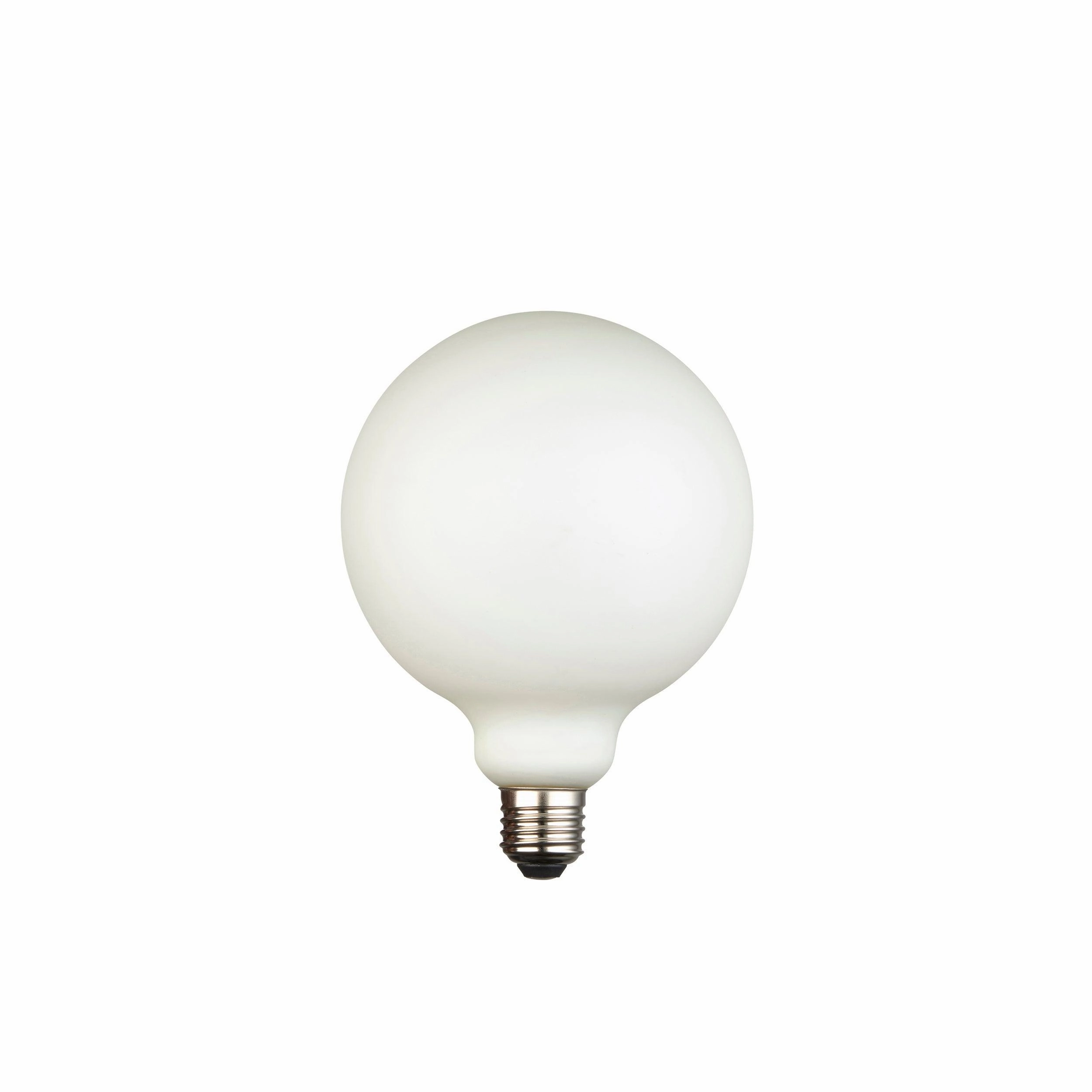Opaline E27 Opal Glass 12w LED Dimmable Light Bulb - 125mm
