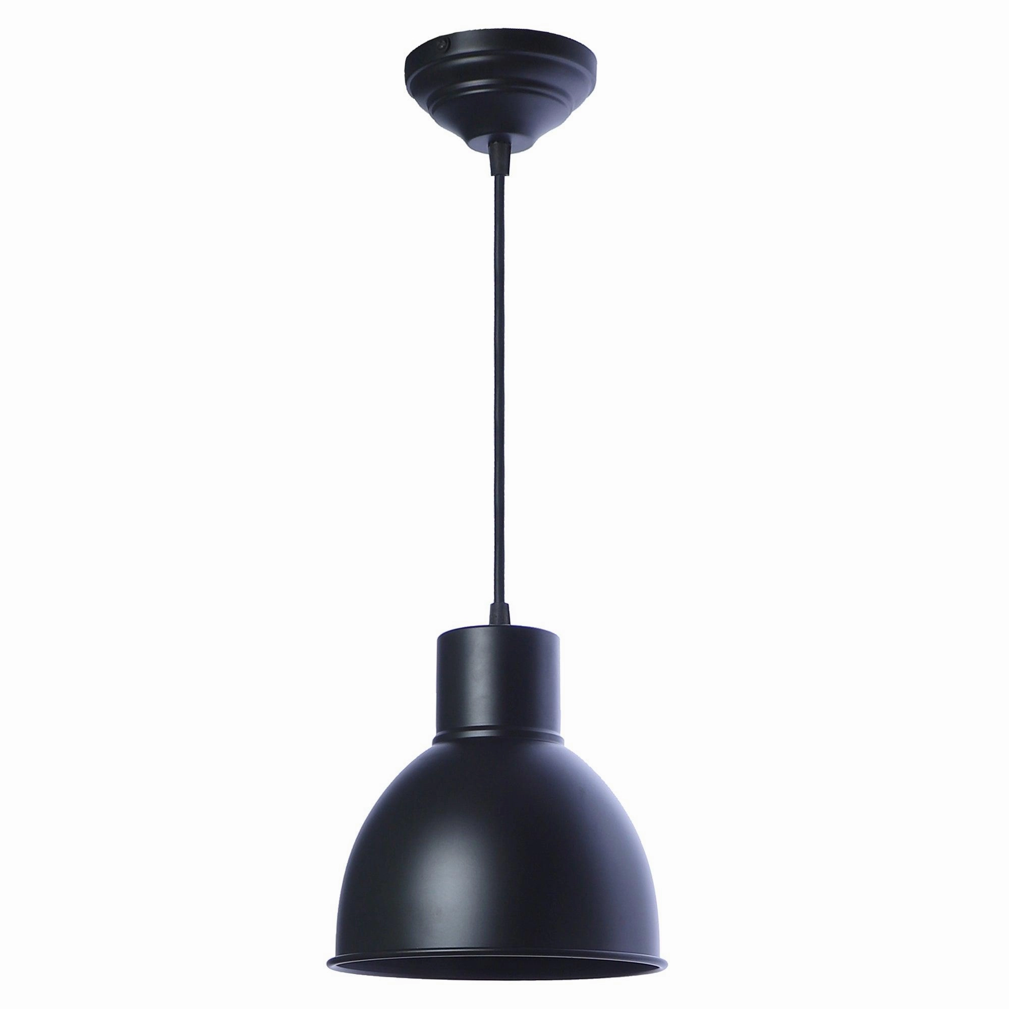 Opi Minimal Pastel Black Metal Single Hanging Light by SS Lightings