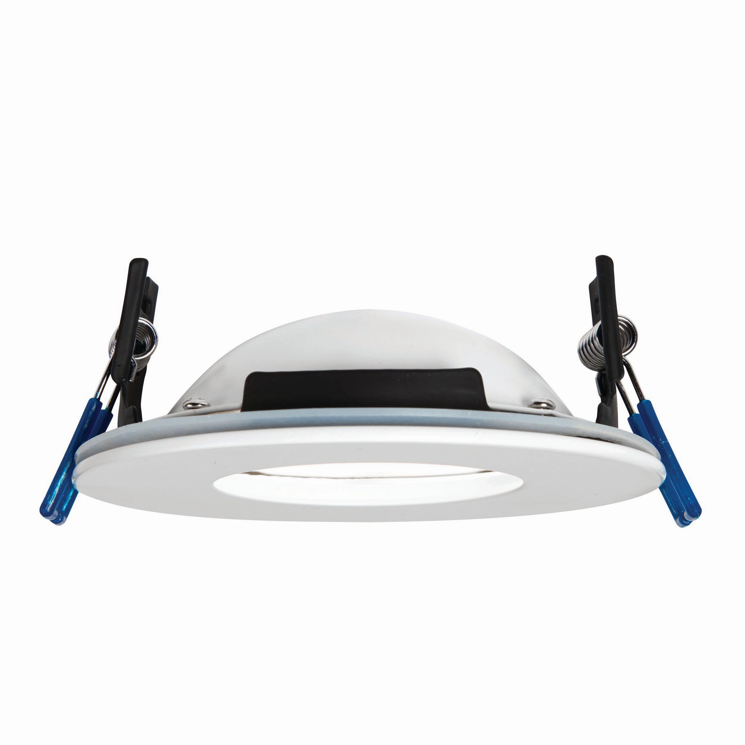 OrbitalPLUS Matt White Recessed Ceiling Light IP65 9W