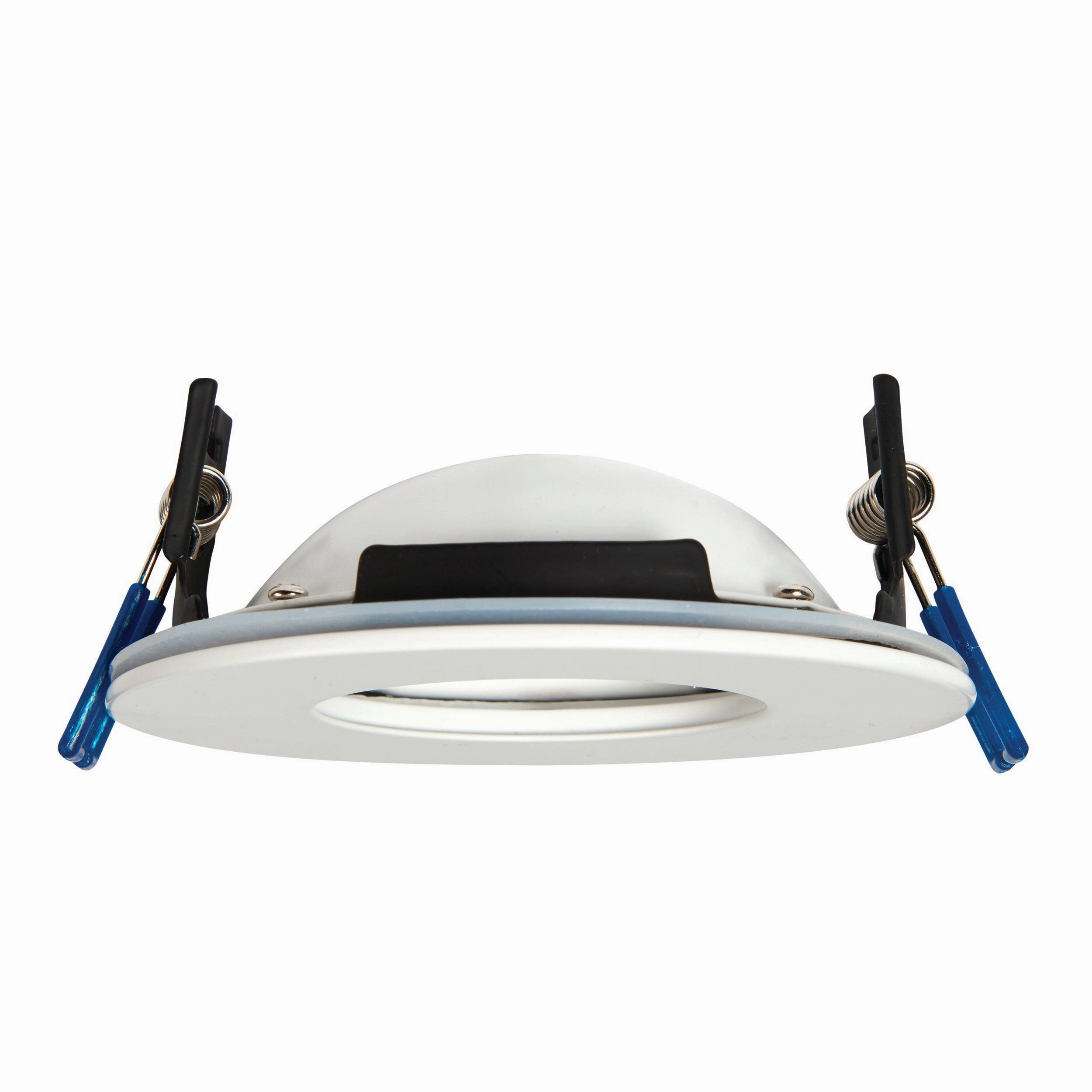 OrbitalPLUS Matt White Recessed Ceiling Light IP65 9W