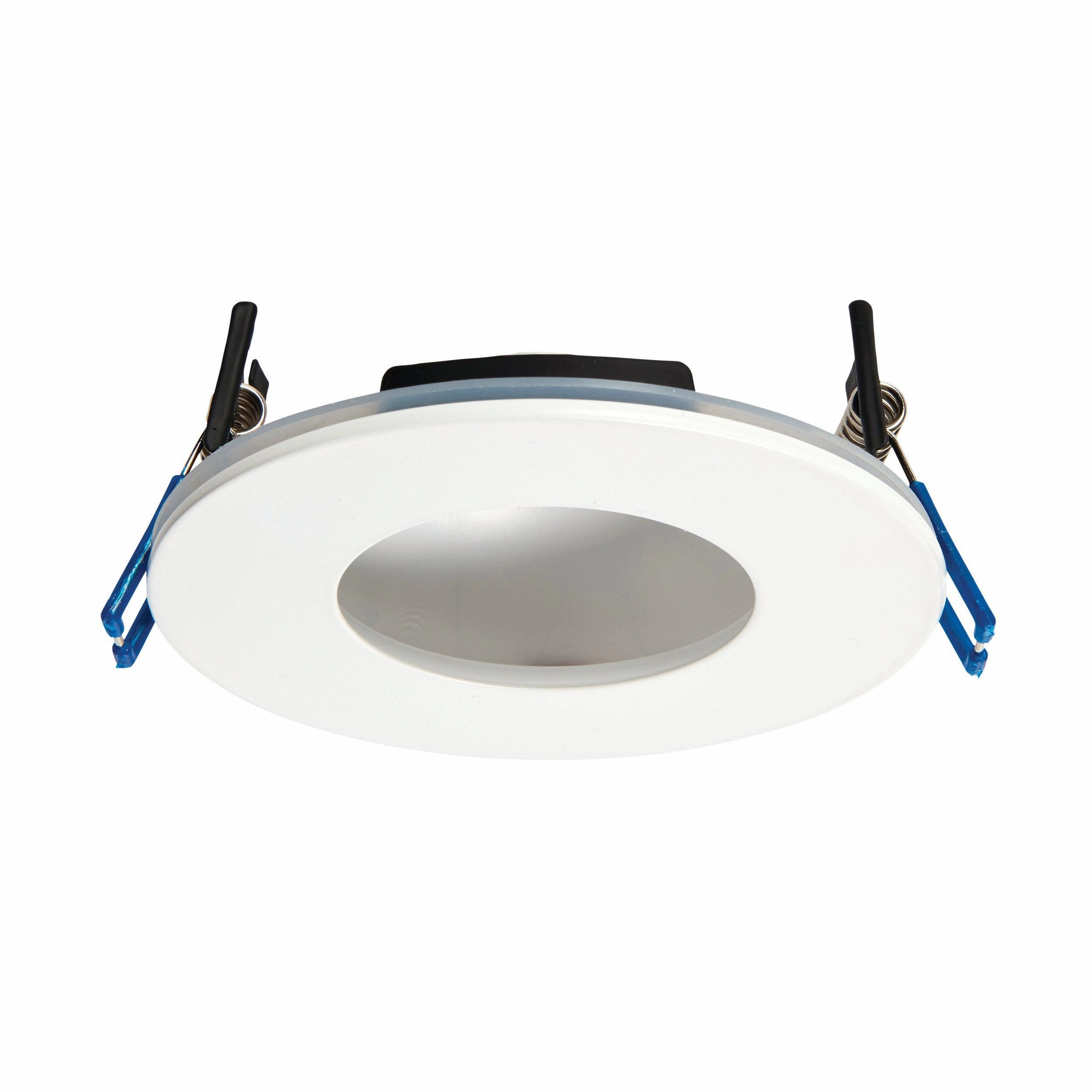 OrbitalPLUS Matt White Recessed Ceiling Light IP65 9W