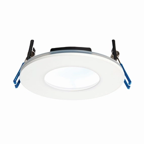 OrbitalPLUS Matt White Recessed Ceiling Light IP65 9W adjustable floor standing lamp