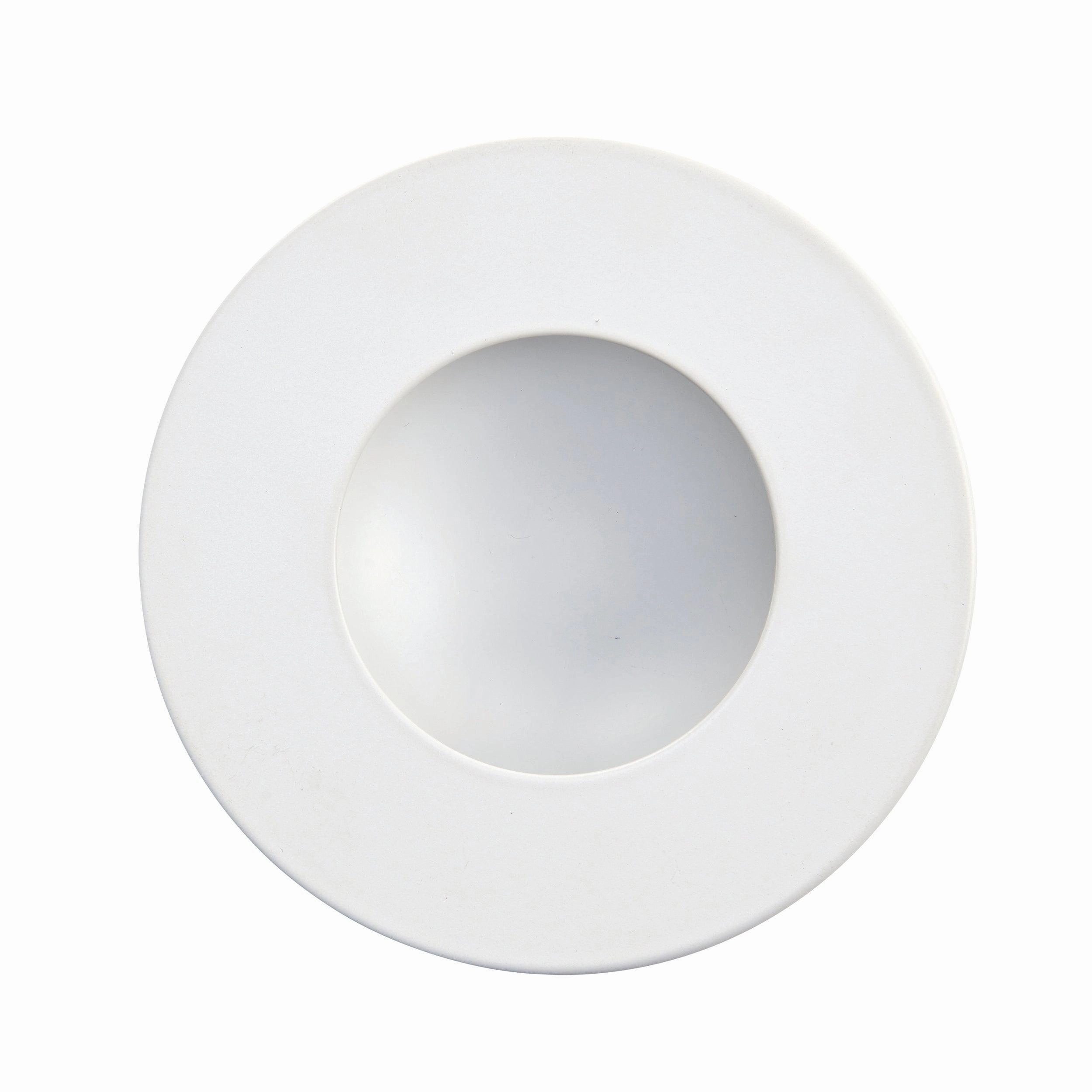 OrbitalPLUS Matt White Recessed Ceiling Light IP65 9W