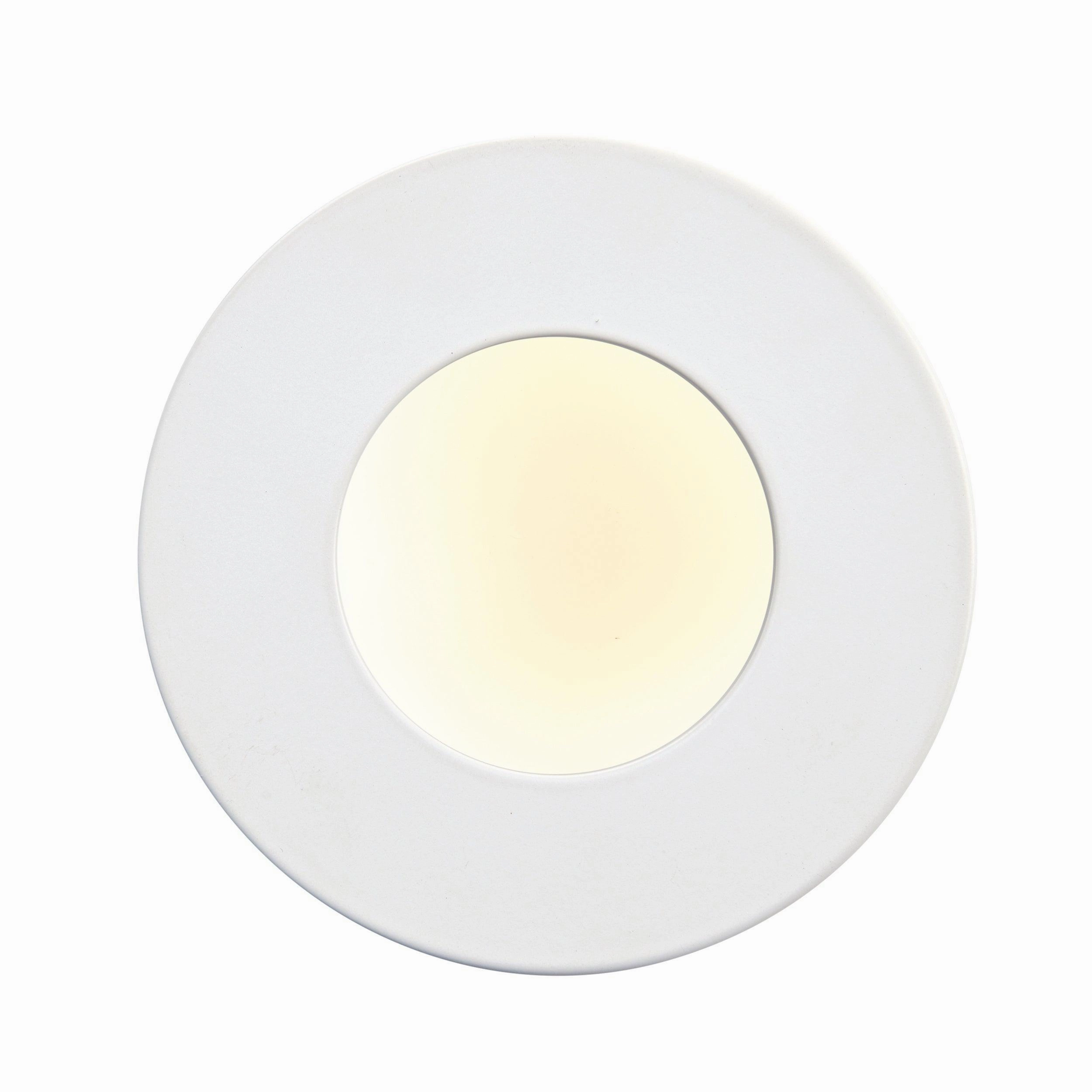 OrbitalPLUS matt White Recessed Ceiling Light IP65 9W