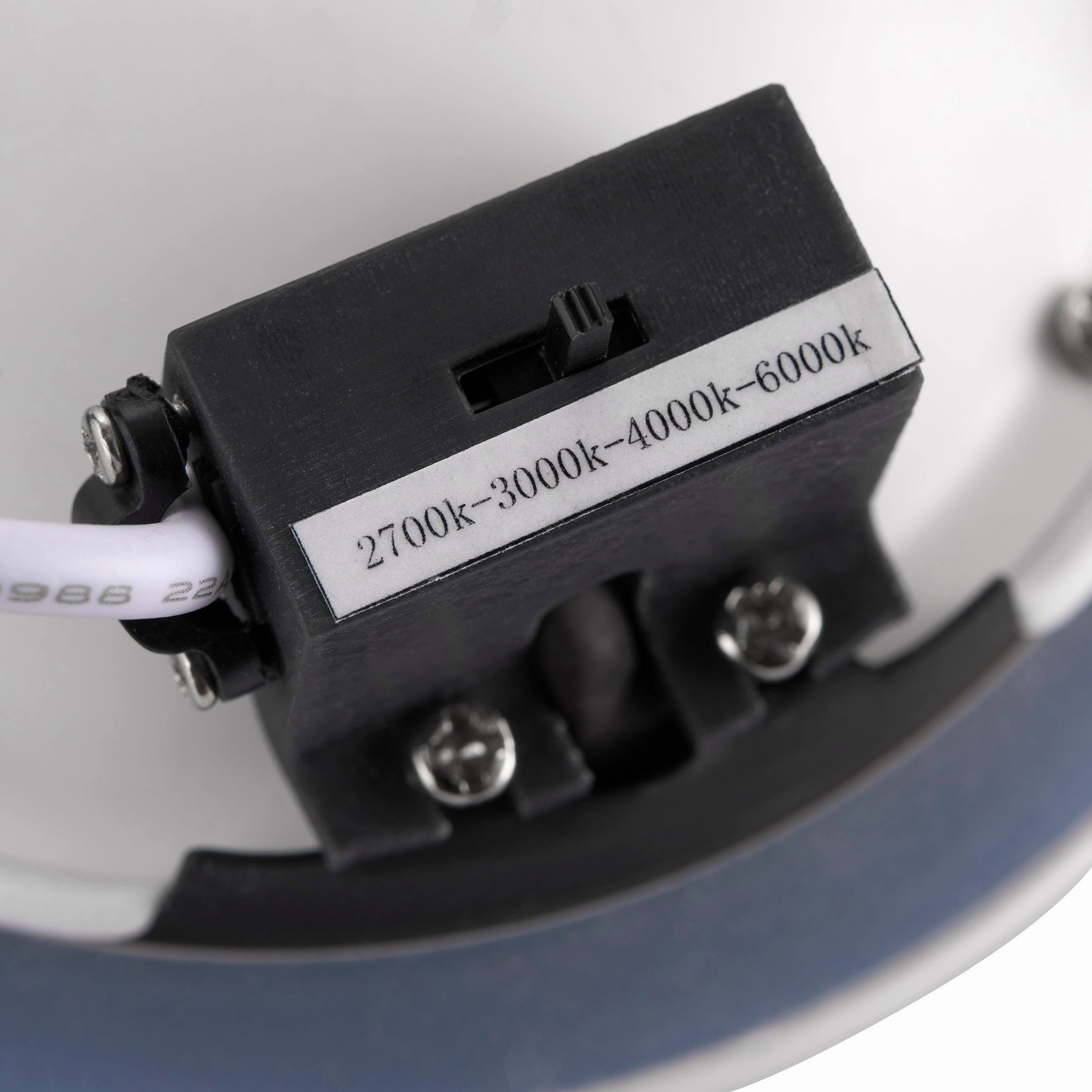 OrbitalPRO Bathroom Recessed Ceiling Light CCT Black IP65 9W