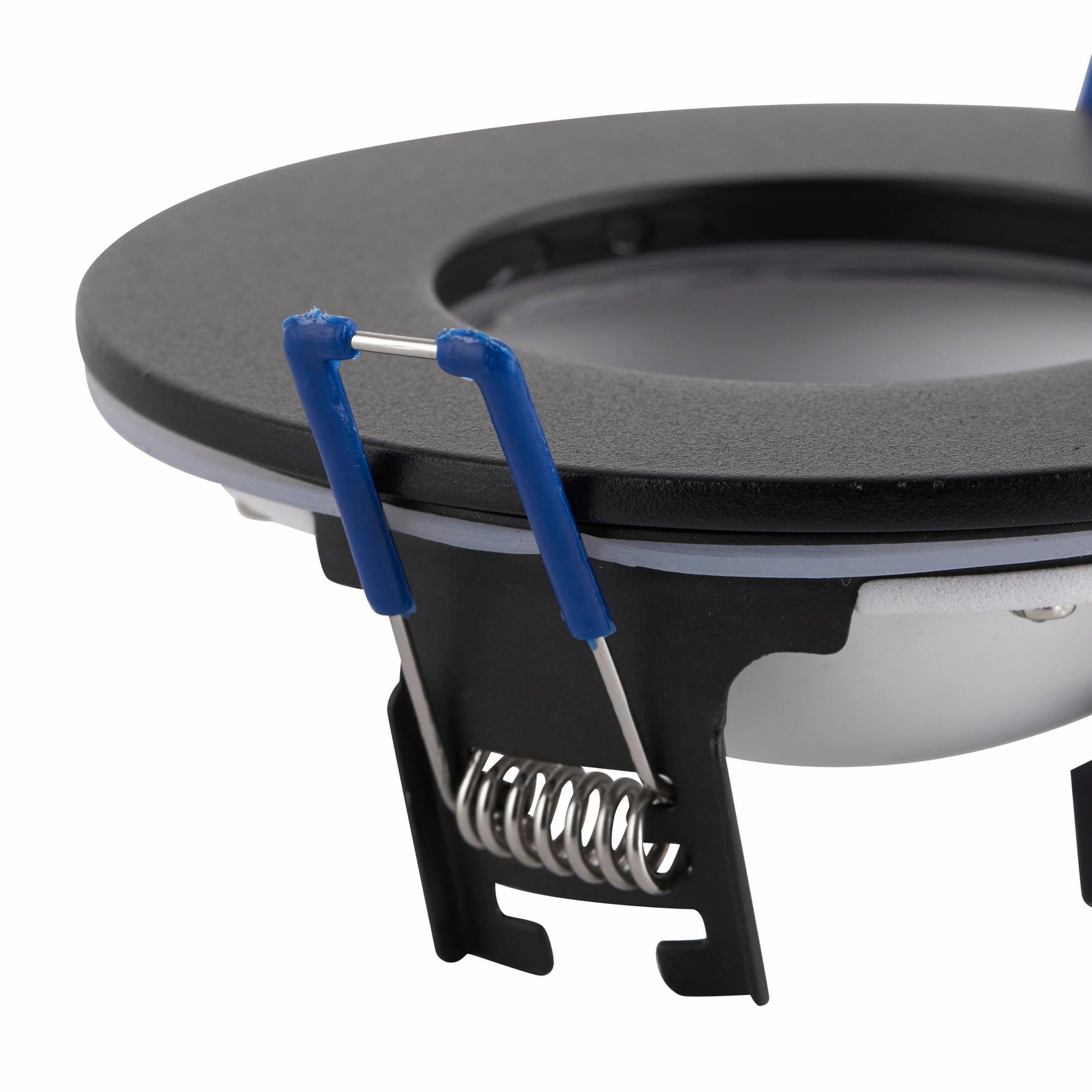 OrbitalPRO Bathroom Recessed Ceiling Light CCT Black IP65 9W