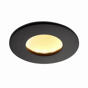 OrbitalPRO Bathroom Recessed Ceiling Light CCT Black IP65 9W adjustable floor standing lamp