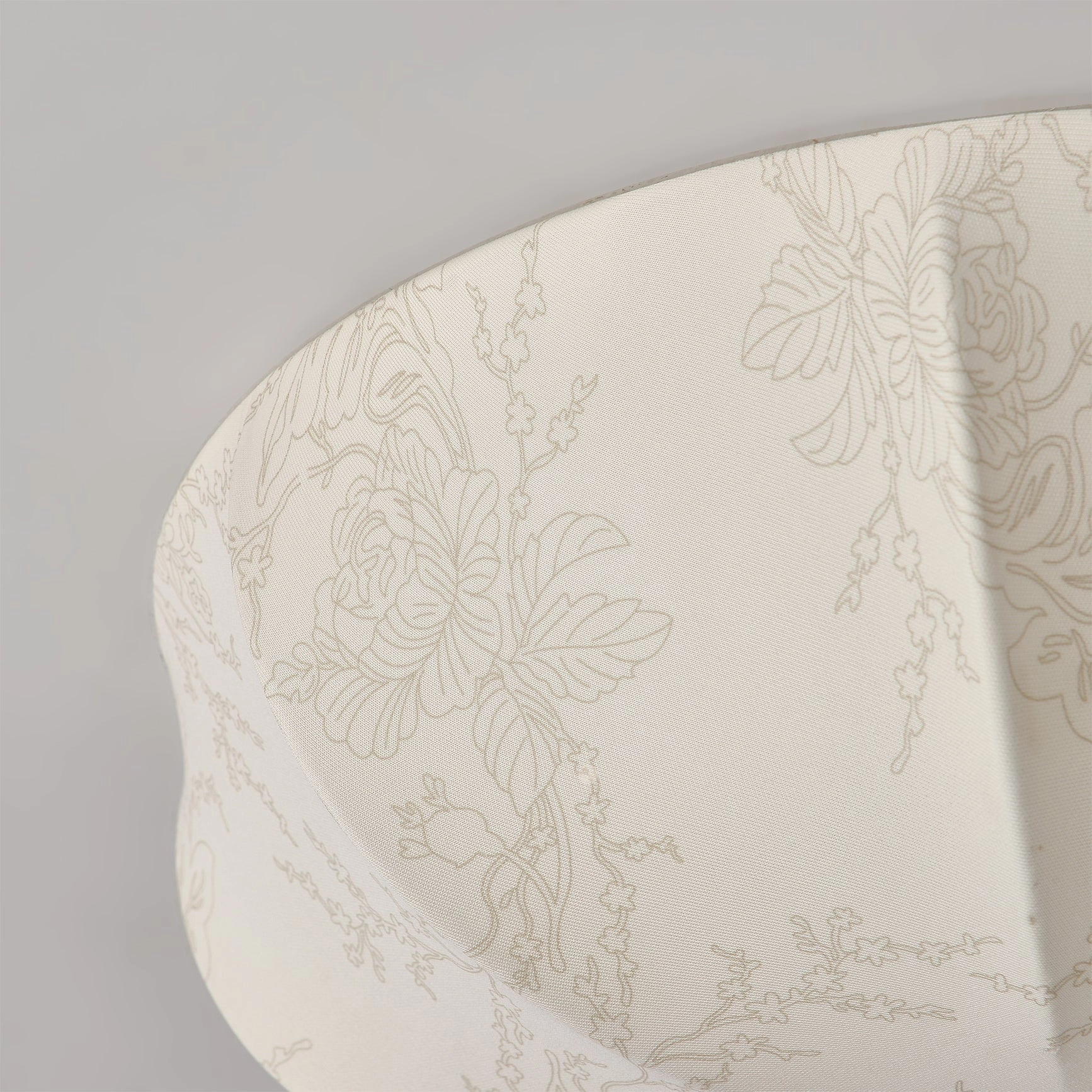 Orchid Fabric Ceiling Lamp