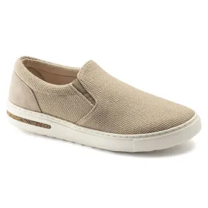 Oswego Canvas/suede Slip-On Shoe In Sandcastle