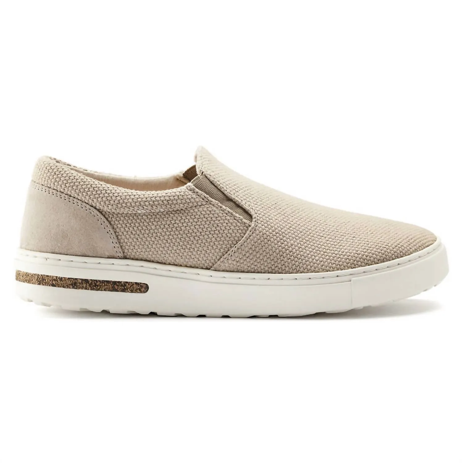 Oswego Canvas/suede Slip-On Shoe In Sandcastle