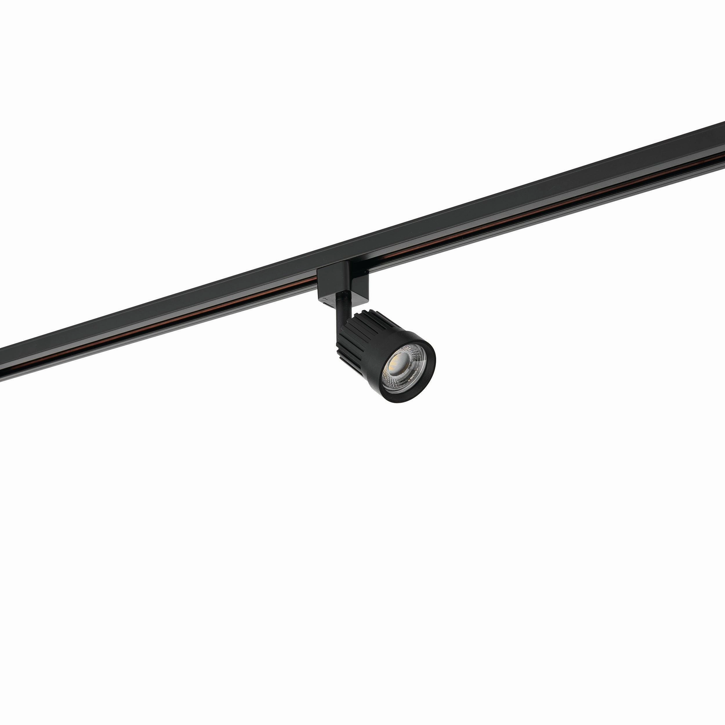 Pacto Black LED Cool White Track SpotLight