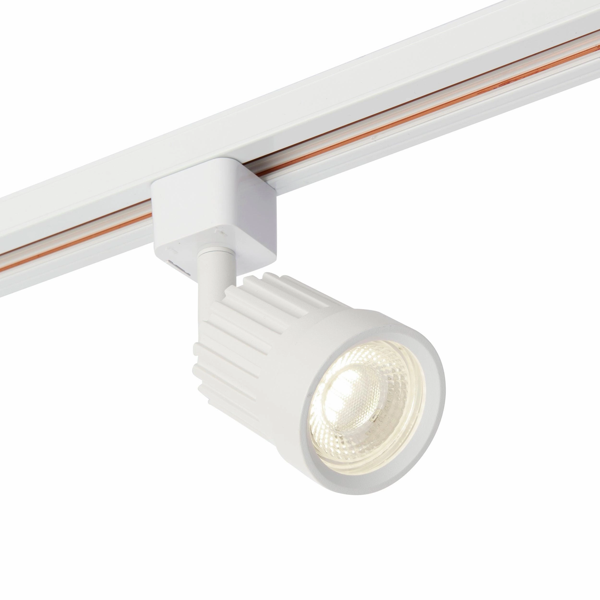 Pacto White LED Cool White Track SpotLight weatherproof garden light