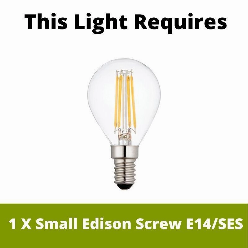 Paloma 1 Light Chrome & Clear Ribbed Glass Ceiling Pendant - Open Box