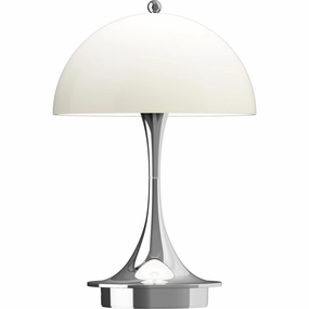PANTHELLA 160 PORTABLE V3 - KROM/OPAL BEIGE modern wall mounted lamp