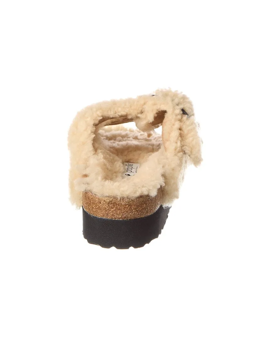 Papillio by Birkenstock Arizona Big Buckle Narrow Shearling Sandal