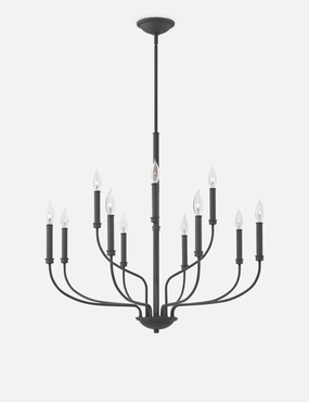 Parsons 2-Tier Chandelier modern floor lamp