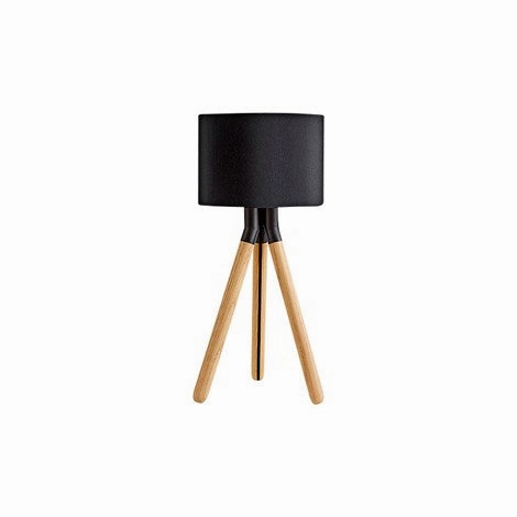 PASO WOOD 25 T1 BORDLAMPE EG SORT/SORT indoor LED wall lamp