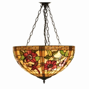 Pavot Medium Inverted Tiffany Ceiling Light (adjustable) recessed ceiling spot lamp