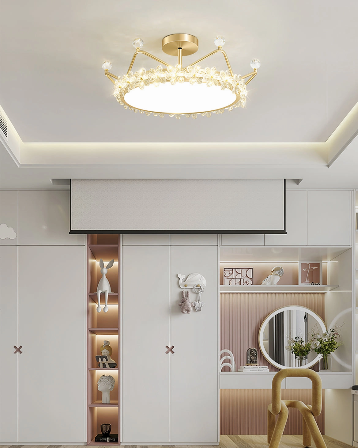 Petal Crown Ceiling Lamp