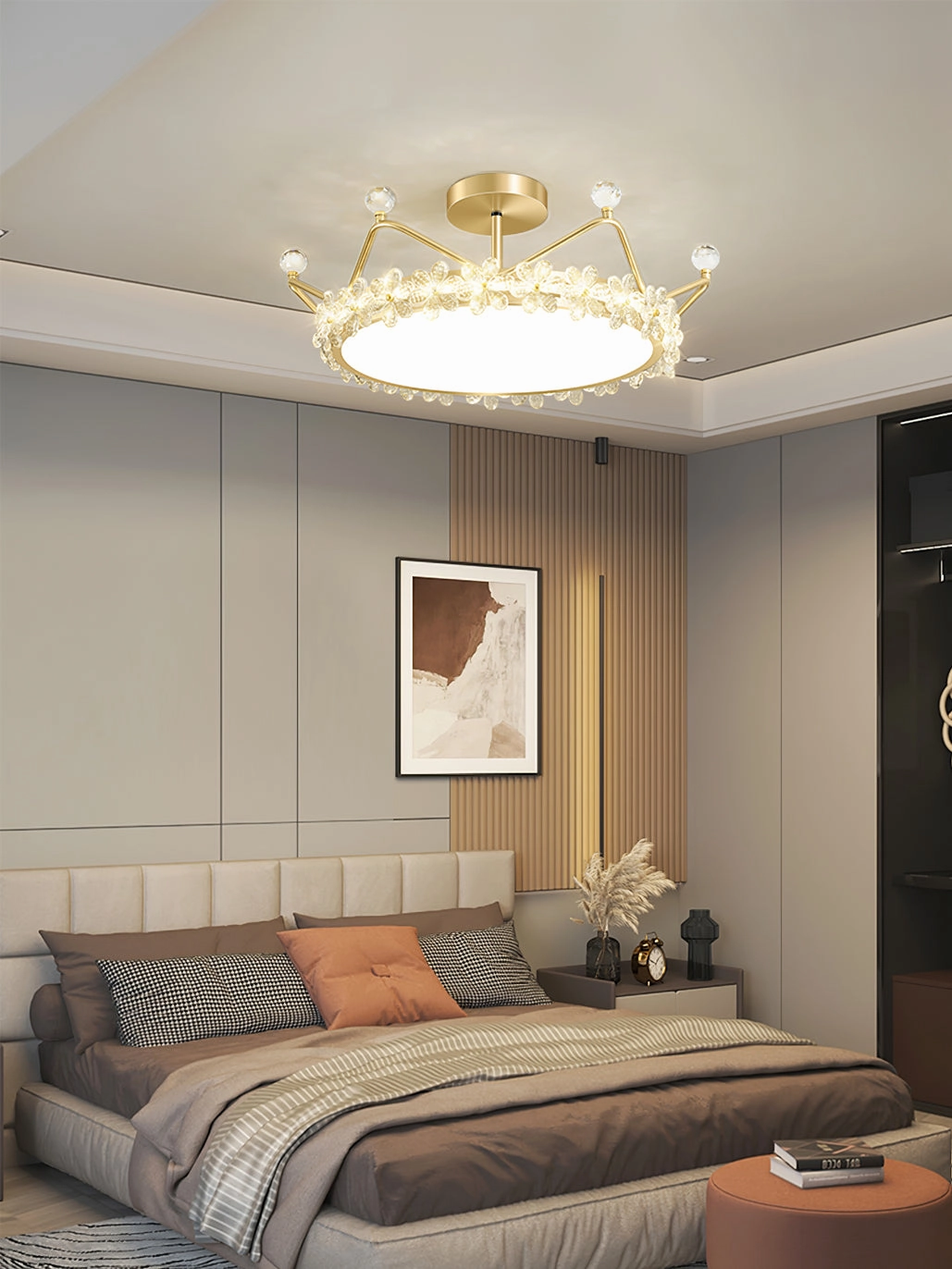 Petal Crown Ceiling Lamp