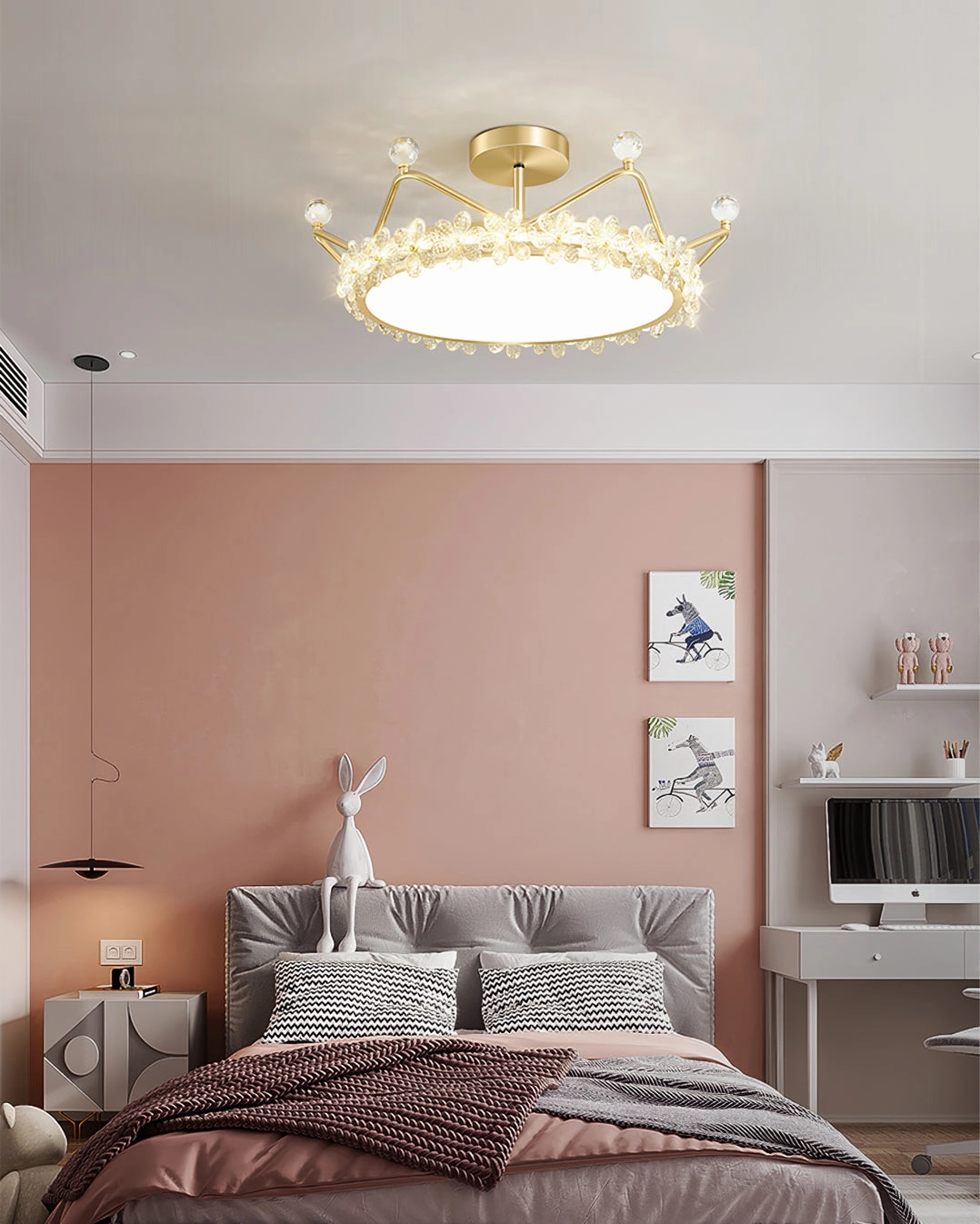 Petal Crown Ceiling Lamp