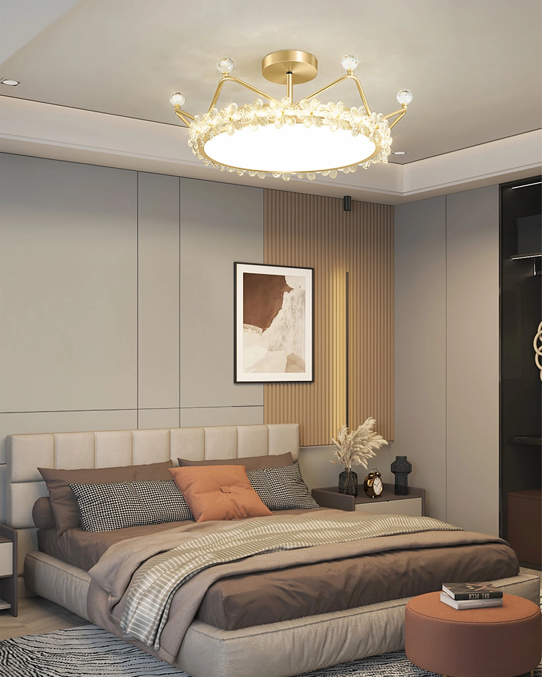 Petal Crown Ceiling Lamp