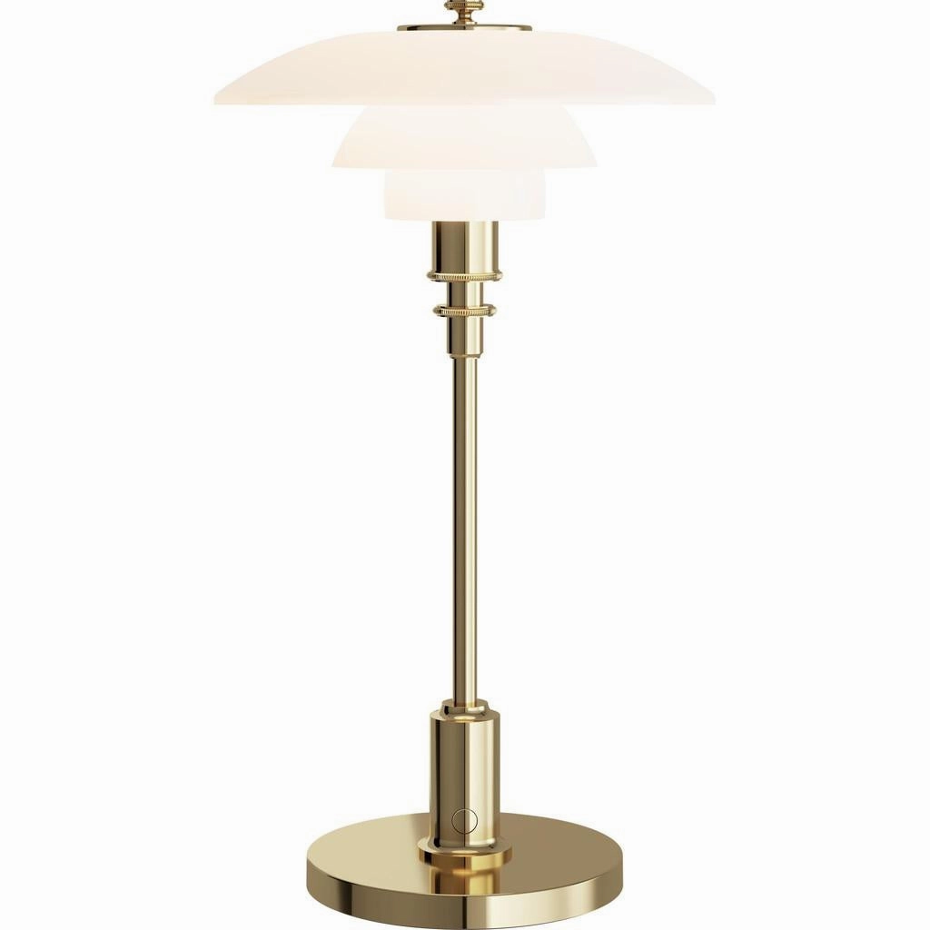 PH 2/1 PORTABLE - MESSING METALLISERET LED BORDLAMPE