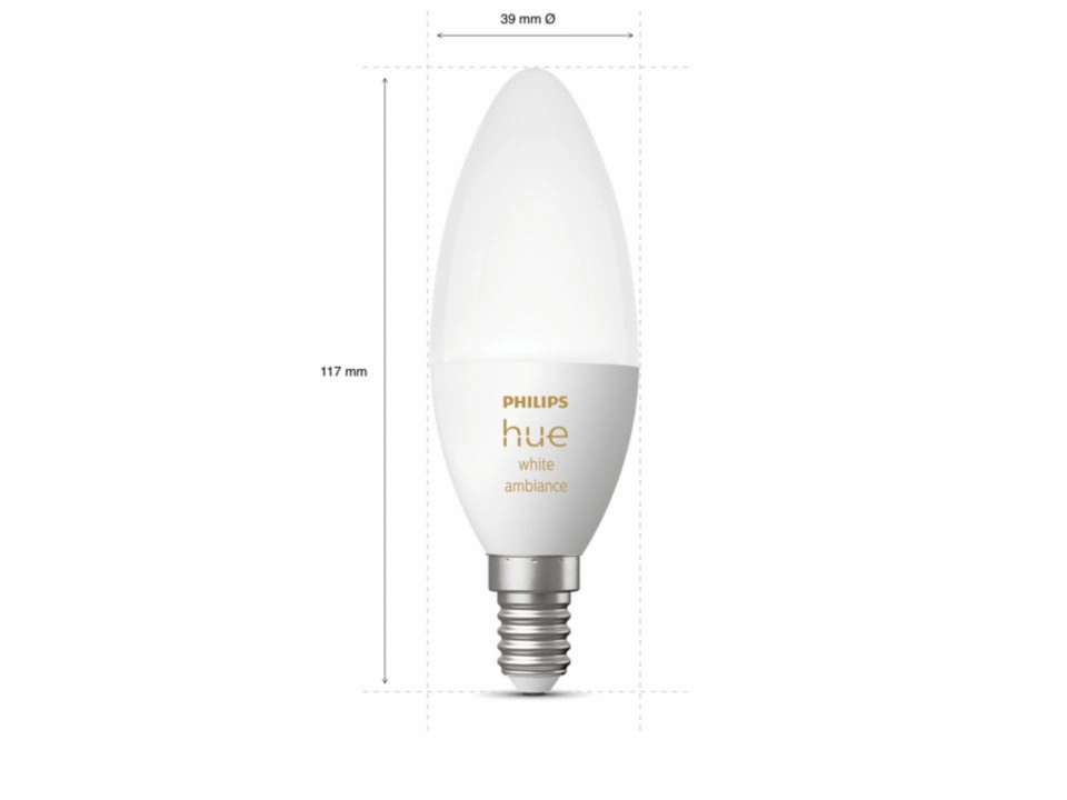 Philips Hue Ambiance Kerte E14 NY - Lyskilde