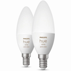 Philips Hue Color E14 Kerte 2 Pak - Lyskilde contemporary ceiling fixture