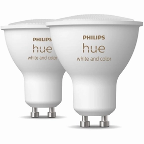 Philips Hue Color Gu10 2pak - Lyskilde contemporary ceiling fixture