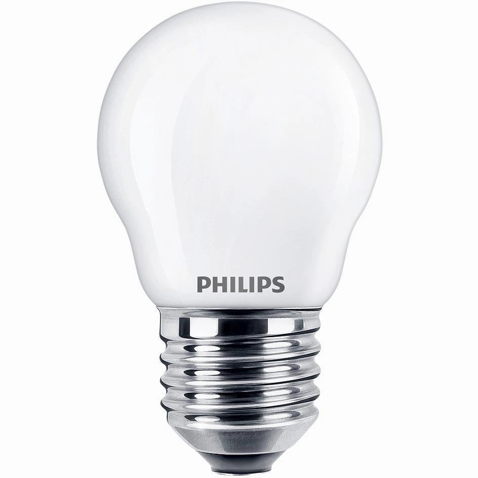 PHILIPS LED KRONE E27 4.3W GLAS CLASSIC FROSTED contemporary ceiling fixture