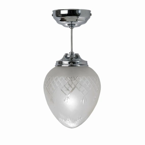 Pinestar Acorn Chrome Ceiling Light PINE863 ambient ceiling fixture