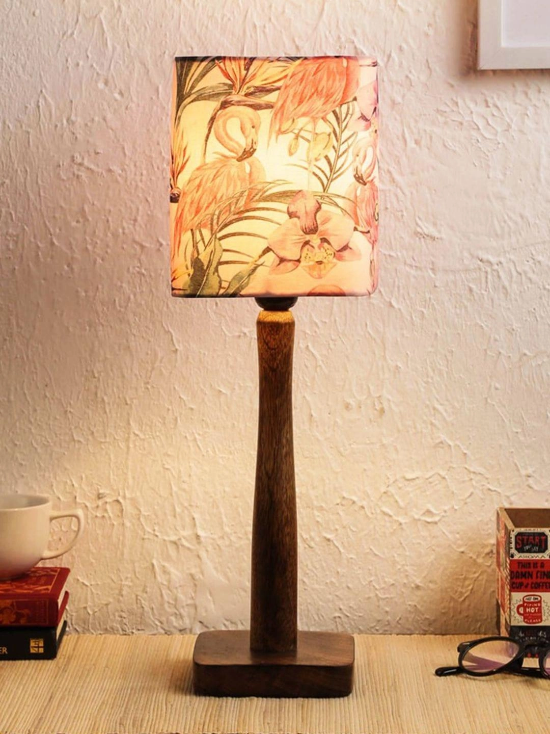 Pink Flamingo Wooden Lamp decorative ceiling fixture