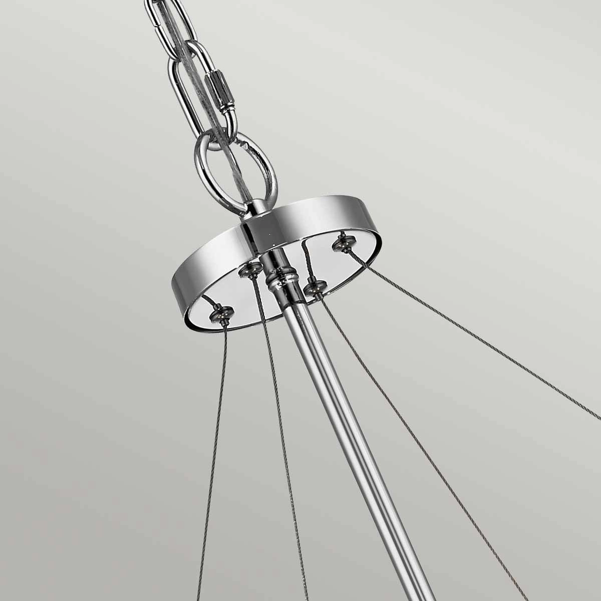 Piper 6 Light Polished Chrome Chandelier or Pendant